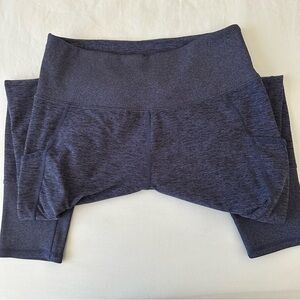 Like New Kirkland Dark Blue Brushed Leggings w/Pocket